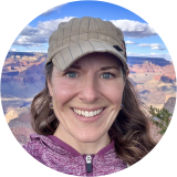 Maria Wyche at the Grand Canyon